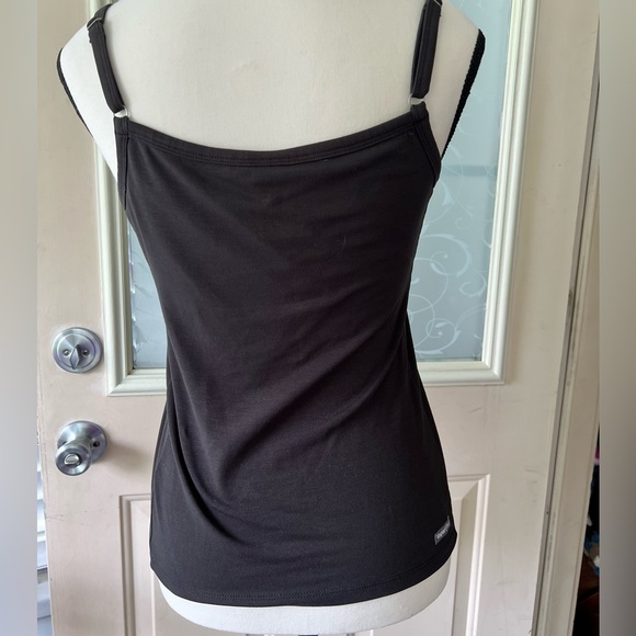 The North Face black tank top size S/P. Built in bra adjustable straps. - Picture 5 of 7